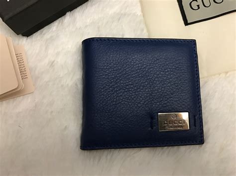 carteras gucci azul con negro para hombre con broche|Carteras y tarjeteros de Gucci para hombre .